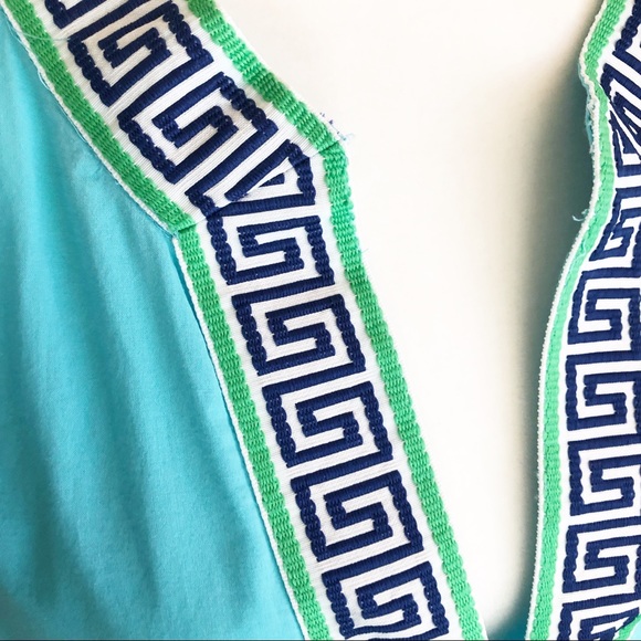 Macbeth Collection by Margaret Josephs Aqua Tunic Beach Cover Up - Picture 8 of 13